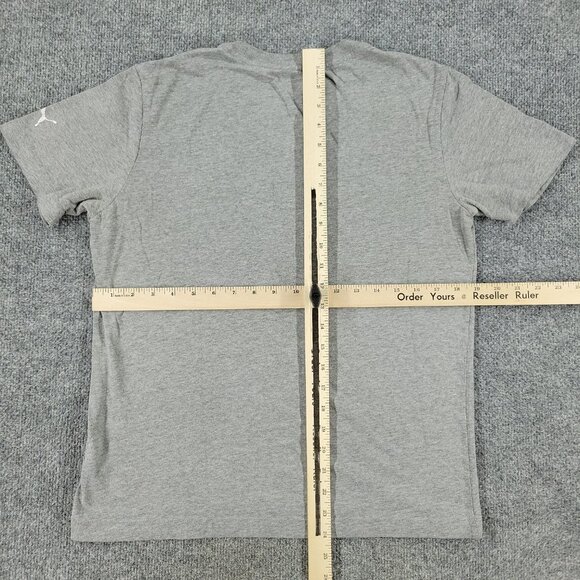 Puma Shirt Men Small Gray Logo Graphic Tee Crew Neck Short Sleeve Pullover Adult - Picture 10 of 15